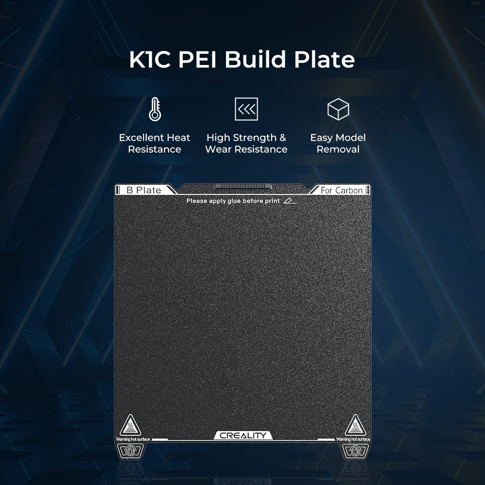 K1C PEI Build Plate(Without soft magnetic sticker)
