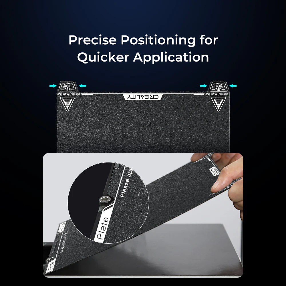 K1C PEI Build Plate（Without soft magnetic sticker）