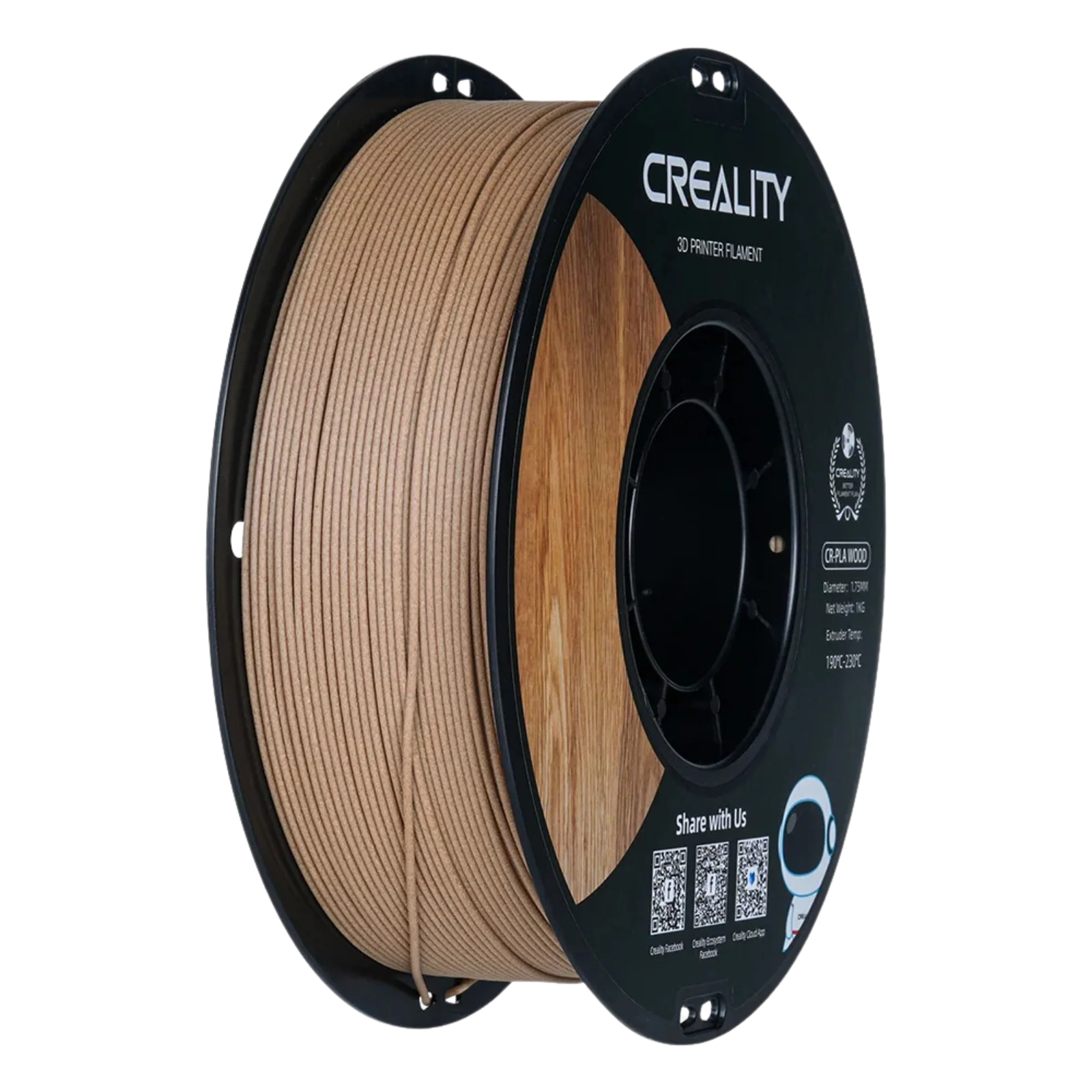 CR-Wood Printing Filament 1.75mm 1KG