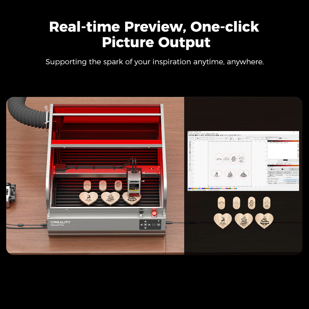 Falcon2 Pro Enclosed Laser Engraver & Cutter 10 Falcon2 Pro Enclosed Laser Engraver & Cutter