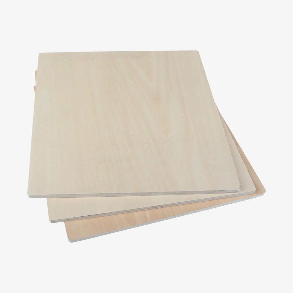 8*8*1/8'' Laser Module Basswood Plywood Sheets(10pcs)