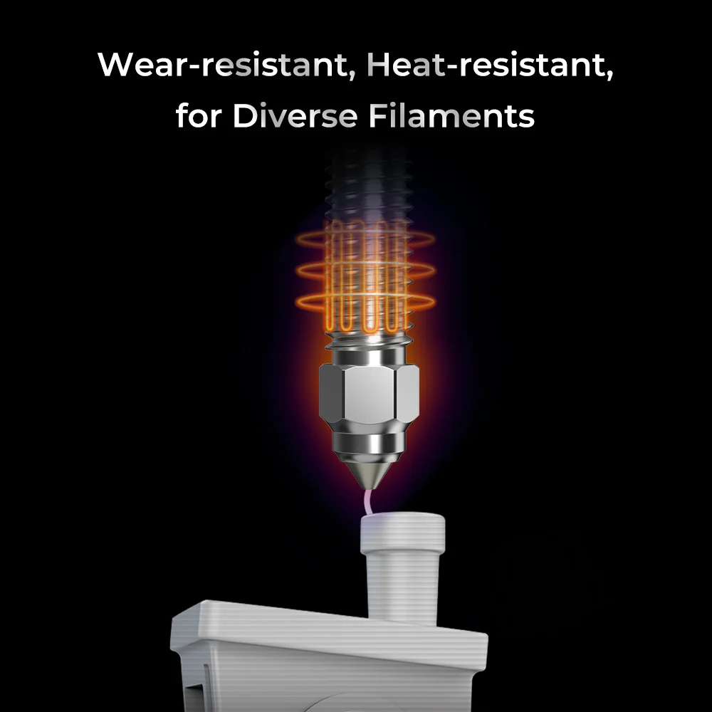 High Flow Nozzle Kit for K1/K1 Max/Ender-3 V3 KE/CR-10 SE 4 High Flow Nozzle Kit for K1/K1 Max/Ender-3 V3 KE/CR-10 SE