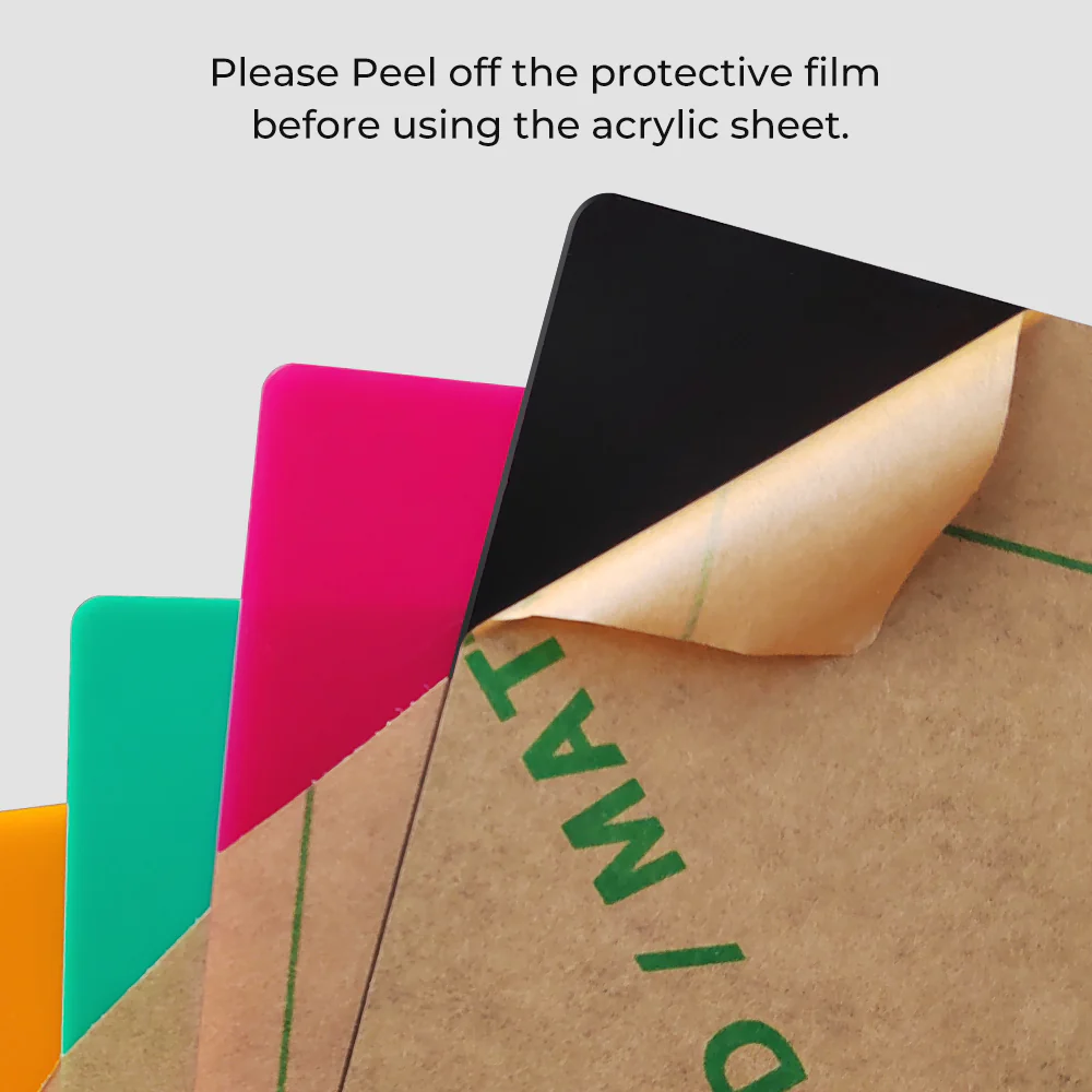 Falcon Series 8x8x1/8'' Frosted Colorful Acrylic Sheets 8 Falcon Series 8x8x1/8'' Frosted Colorful Acrylic Sheets