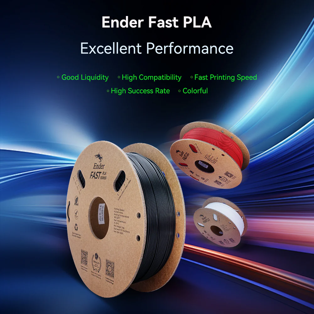 (NEW) Ender Fast 1.75mm PLA 3D Printing Filament 3 (NEW) Ender Fast 1.75mm PLA 3D Printing Filament