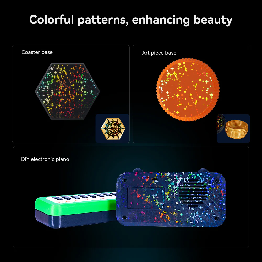 Dual-Sided Printing PET " Stars” Platform Board(Without soft magnetic sticker ) 6 Dual-Sided Printing PET " Stars” Platform Board(Without soft magnetic sticker )