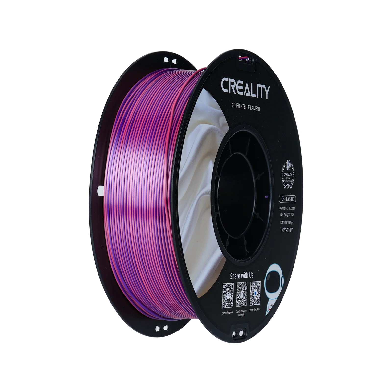 CR-Silk 1.75mm PLA 3D Printing Filament 1kg 11 CR-Silk 1.75mm PLA 3D Printing Filament 1kg