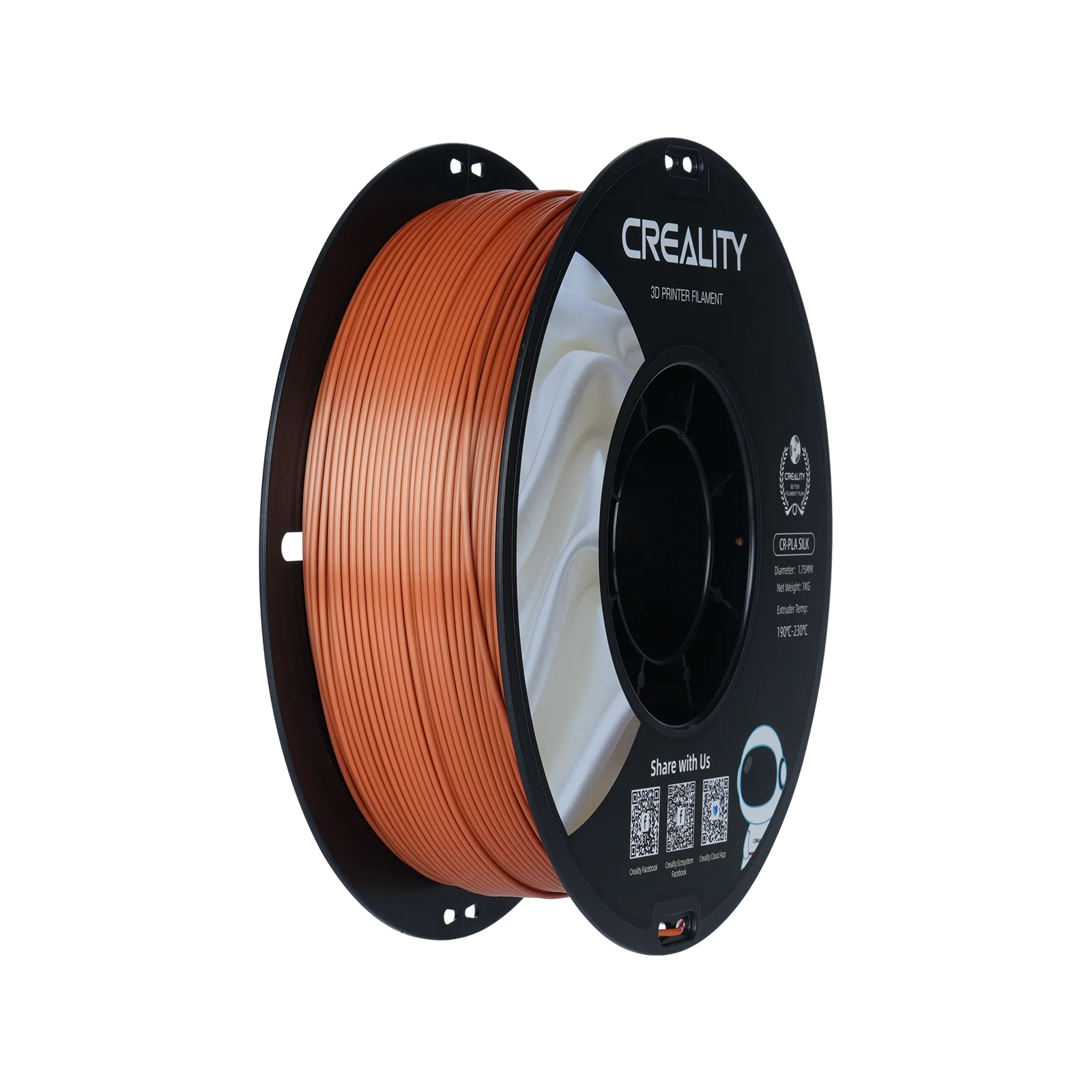 CR-Silk 1.75mm PLA 3D Printing Filament 1kg 15 CR-Silk 1.75mm PLA 3D Printing Filament 1kg
