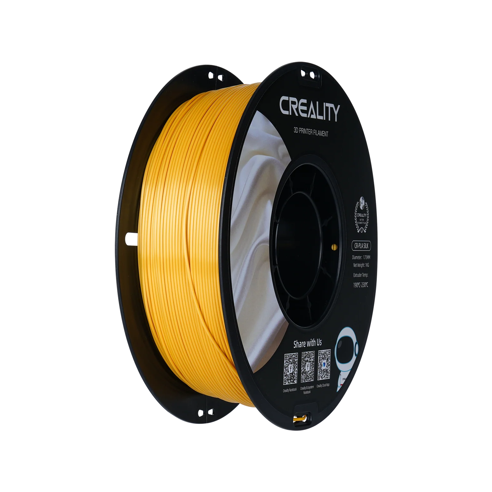 CR-Silk 1.75mm PLA 3D Printing Filament 1kg 18 CR-Silk 1.75mm PLA 3D Printing Filament 1kg