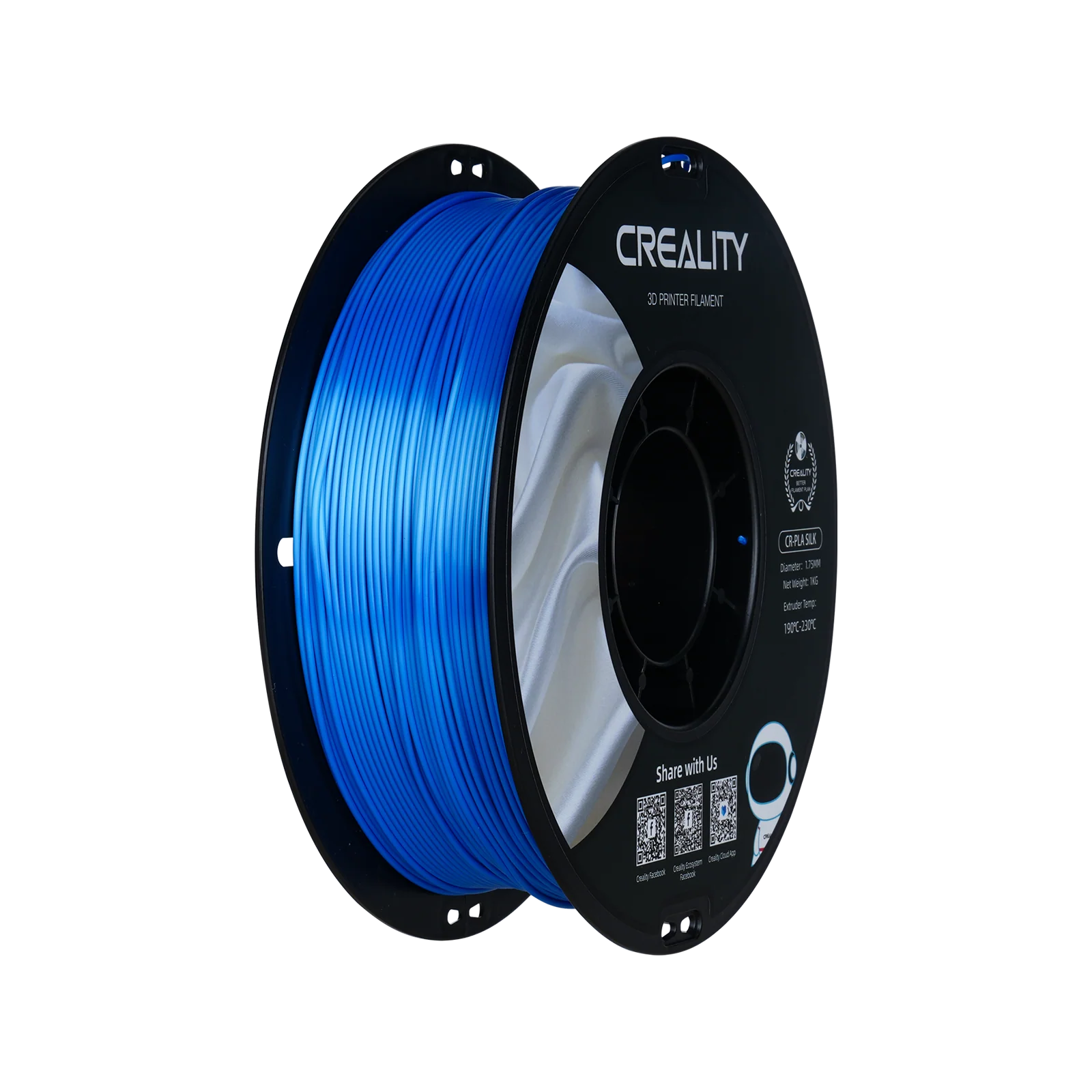CR-Silk 1.75mm PLA 3D Printing Filament 1kg 21 CR-Silk 1.75mm PLA 3D Printing Filament 1kg