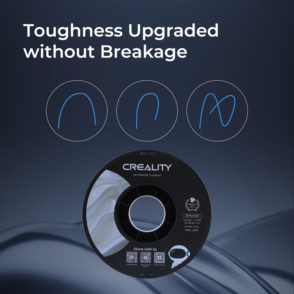 CR-Silk 1.75mm PLA 3D Printing Filament 1kg 8 CR-Silk 1.75mm PLA 3D Printing Filament 1kg