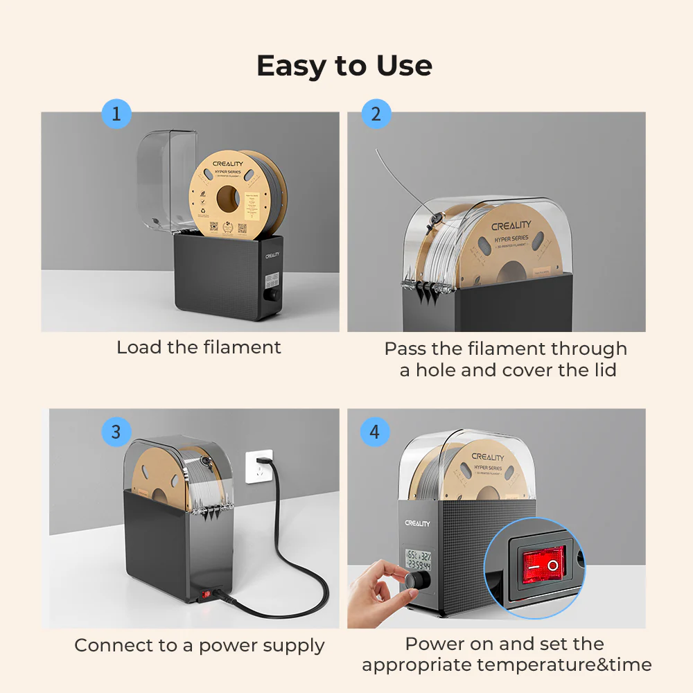Creality Filament Dry Box 2.0 8 Creality Filament Dry Box 2.0