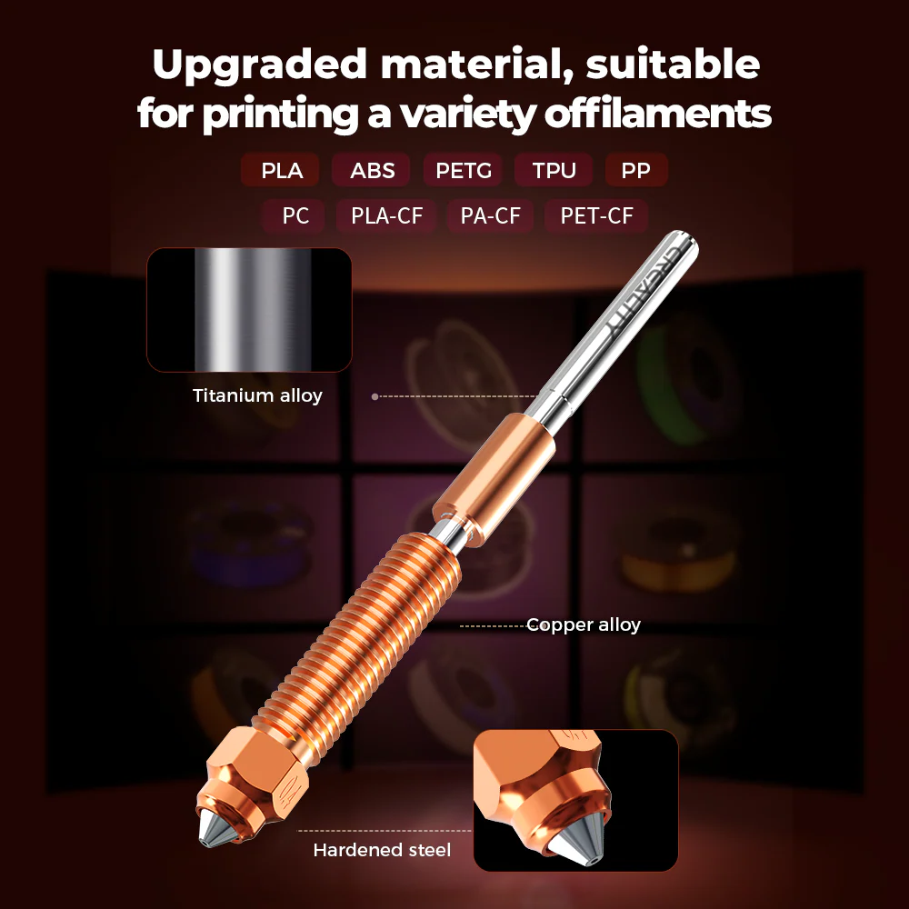 K1C Ceramic Heating Block Kit—Quick-swap Nozzle Kit 6 K1C Ceramic Heating Block Kit—Quick-swap Nozzle Kit