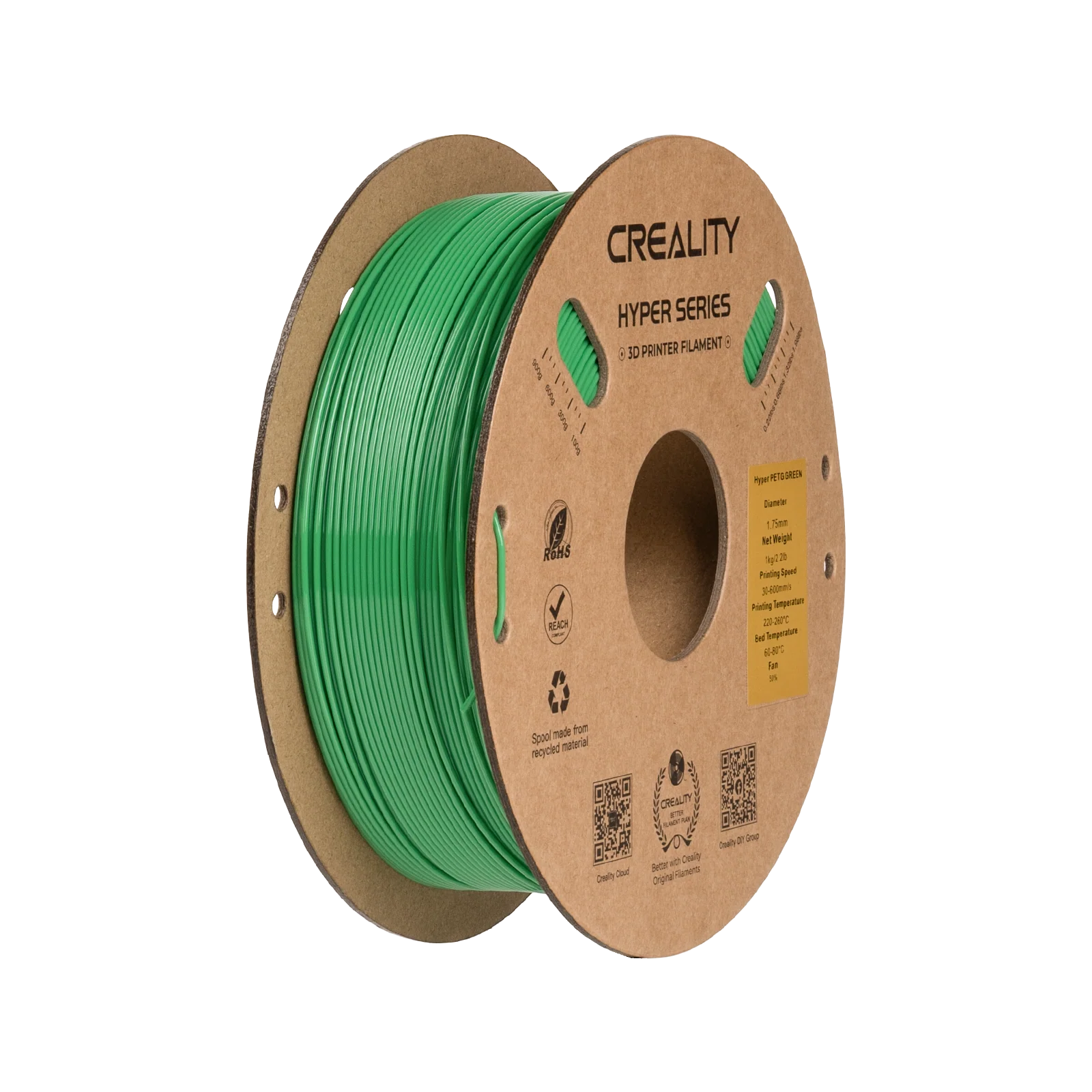 Hyper Series PETG 3D Printing Filament 1kg 16 Hyper Series PETG 3D Printing Filament 1kg