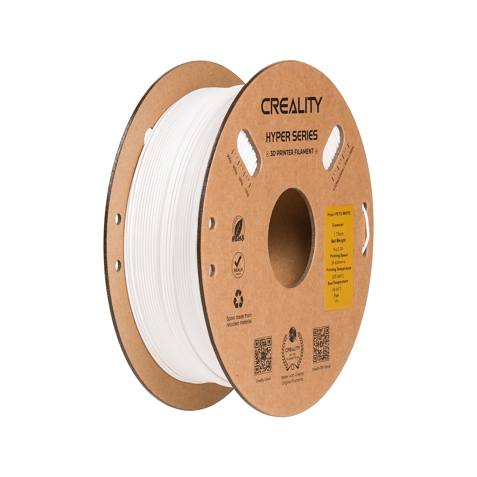 Hyper Series PETG 3D Printing Filament 1kg