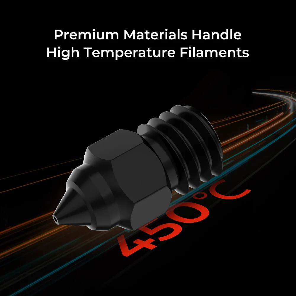 High-end Hardened Steel Nozzle Kit 4 High-end Hardened Steel Nozzle Kit