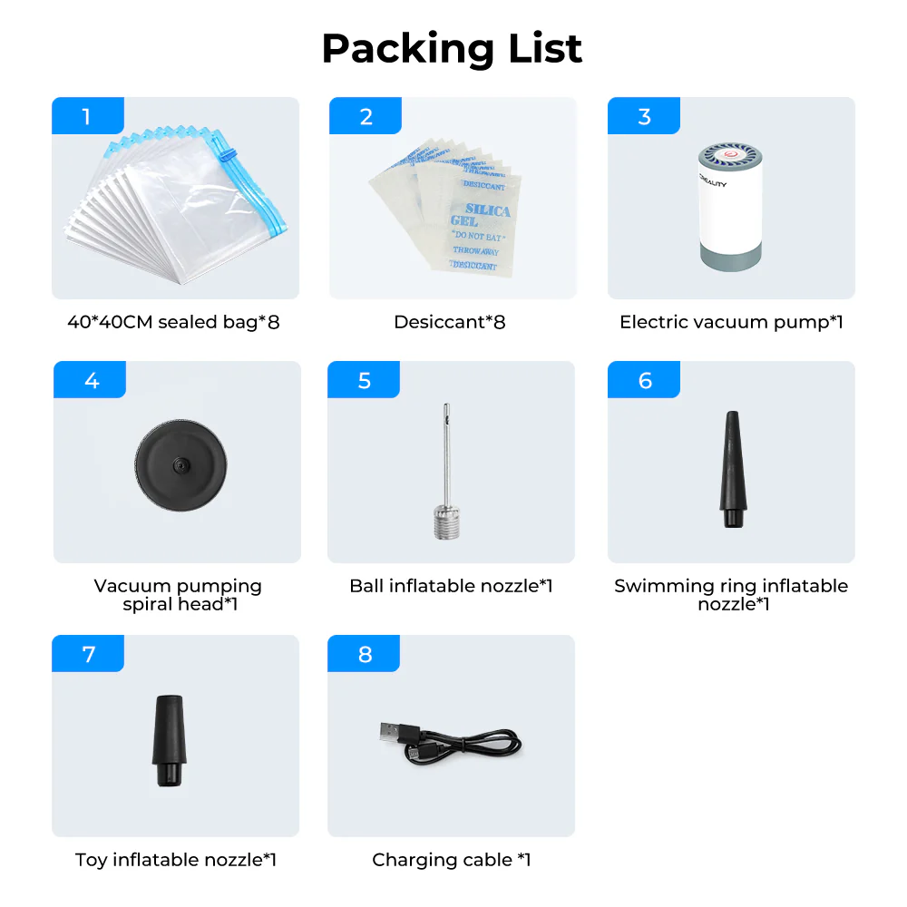 Filament Vacuum Storage Kit