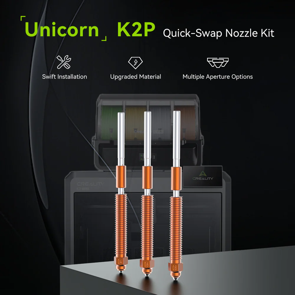 "Unicorn" Quick-Swap Nozzle Kit (Compatible with K2/K2 Plus/Creality Hi）