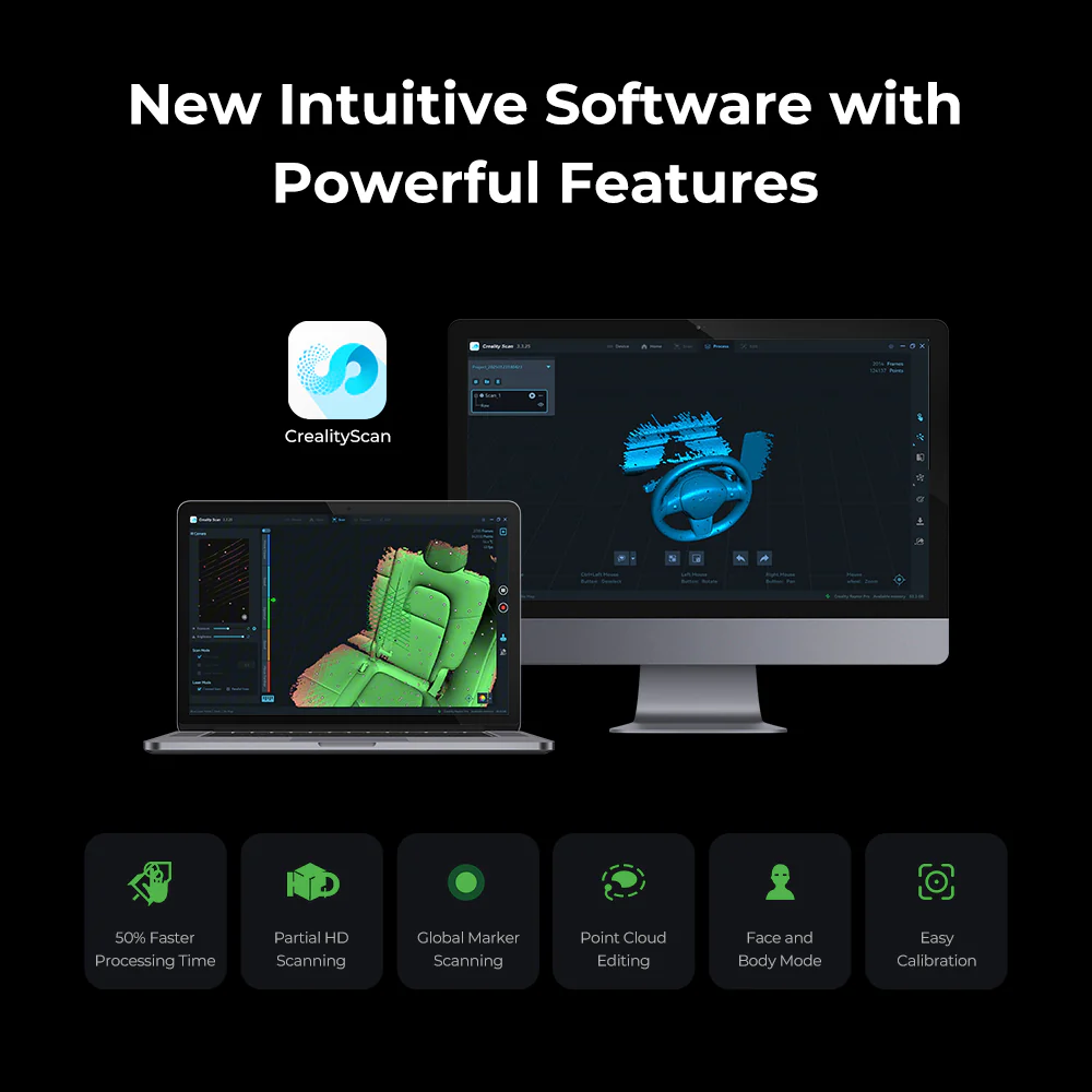 Creality Raptor Pro 3D Scanner 12 Creality Raptor Pro 3D Scanner