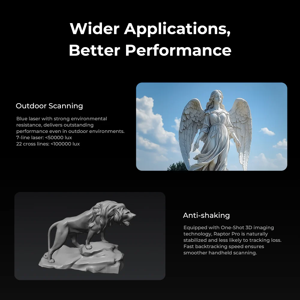 Creality Raptor Pro 3D Scanner 8 Creality Raptor Pro 3D Scanner