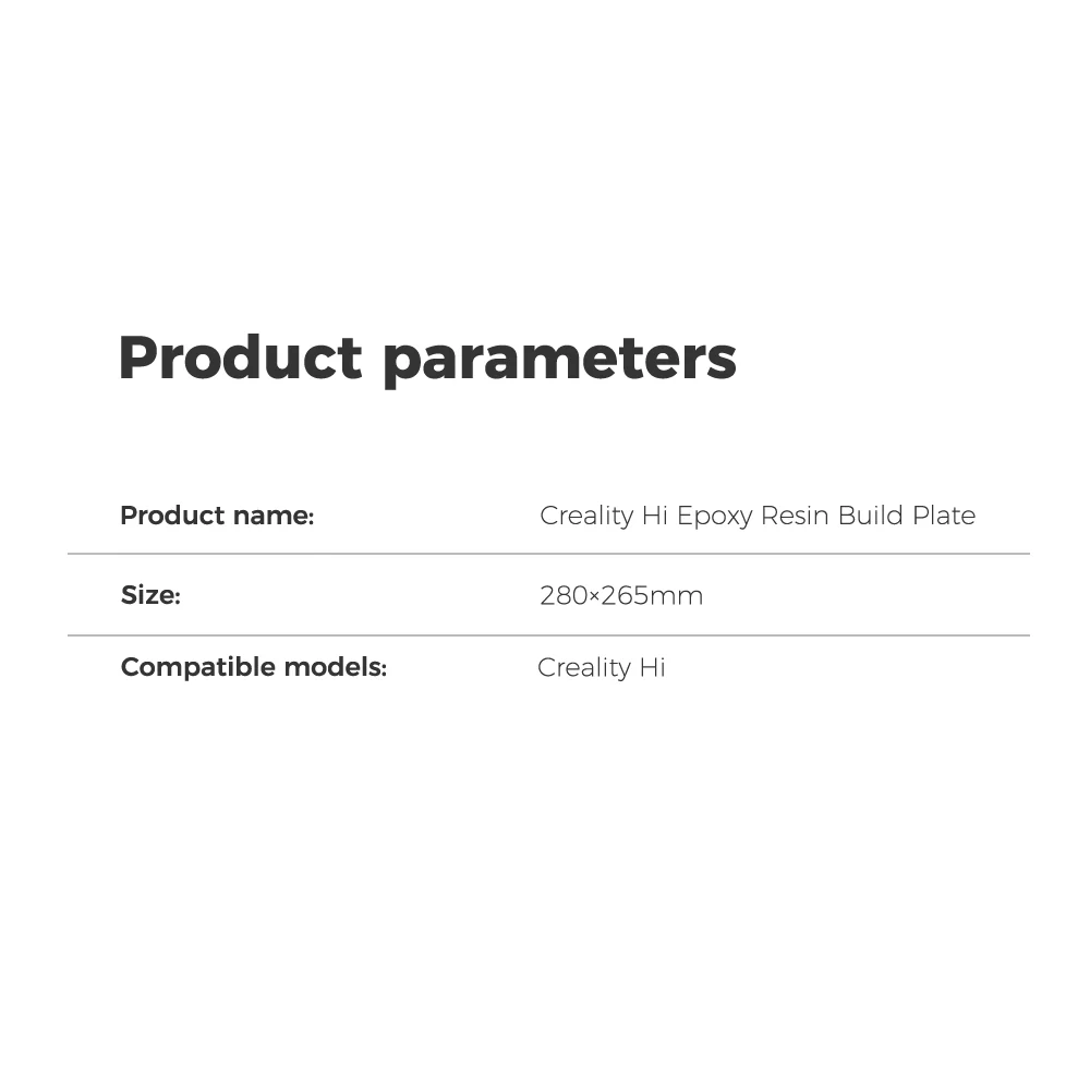 Creality Hi Epoxy Resin Build Plate 9 Creality Hi Epoxy Resin Build Plate