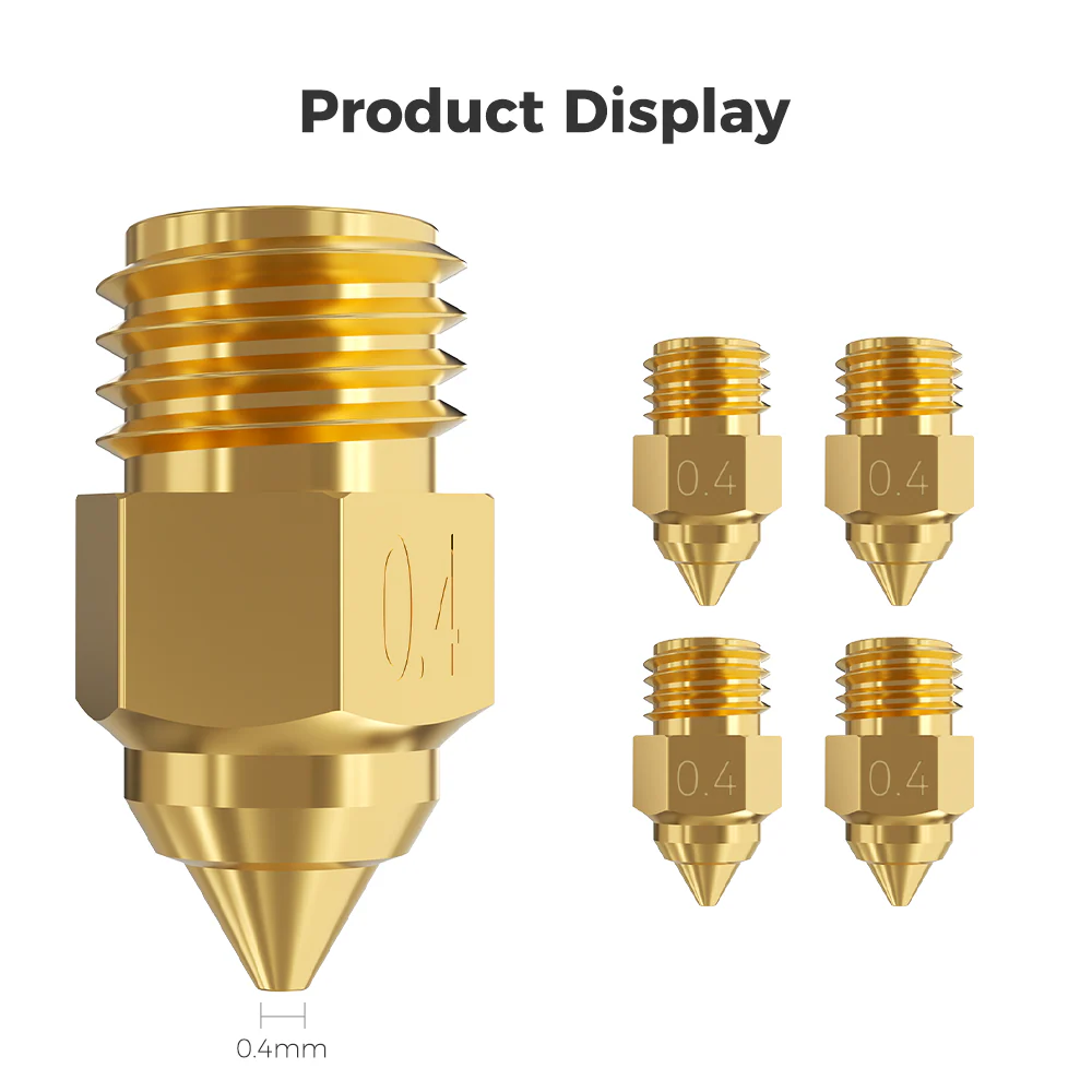 Ender-5 Max Brass Nozzle Kit-4Pcs 6 Ender-5 Max Brass Nozzle Kit-4Pcs