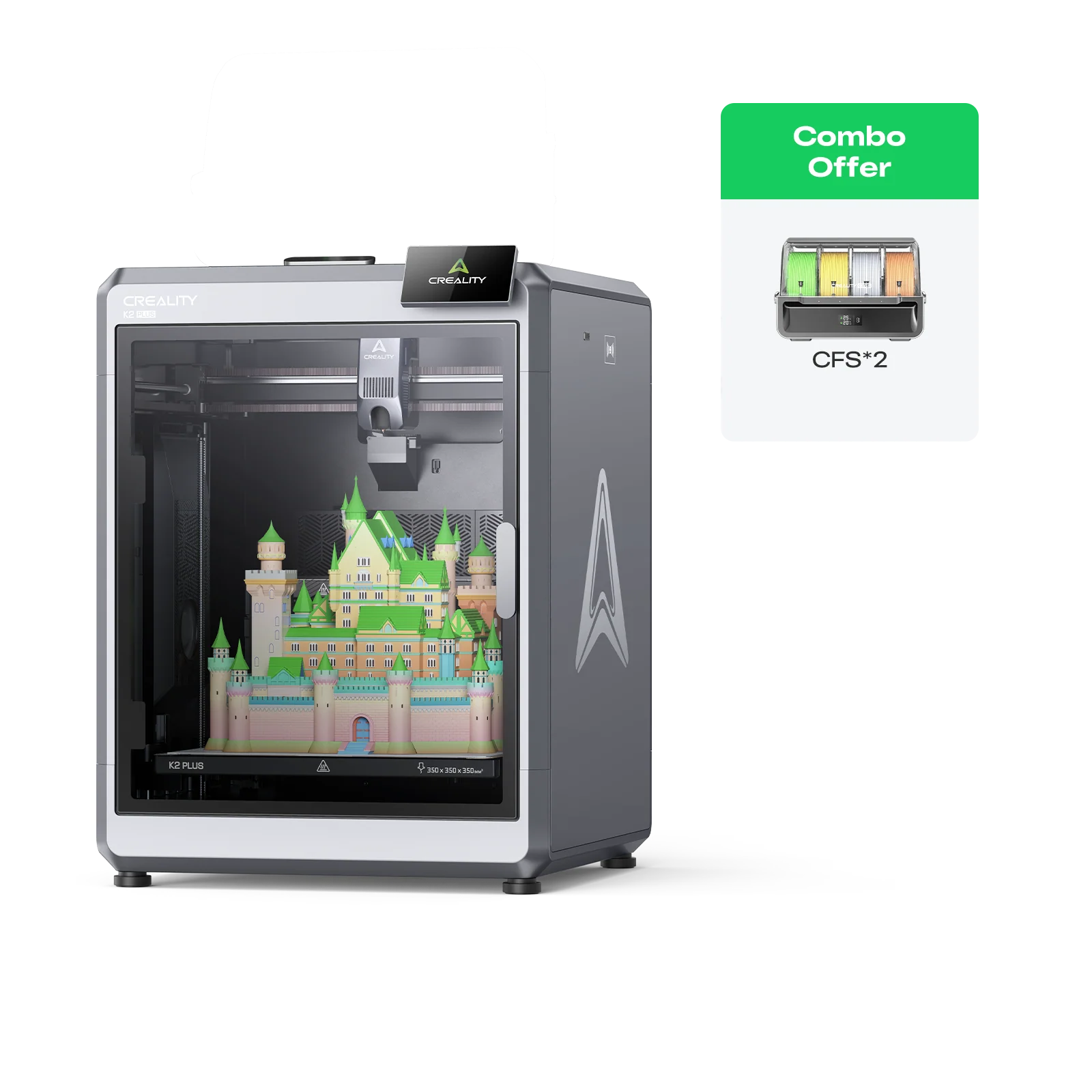 K2 Plus Combo 3D Printer