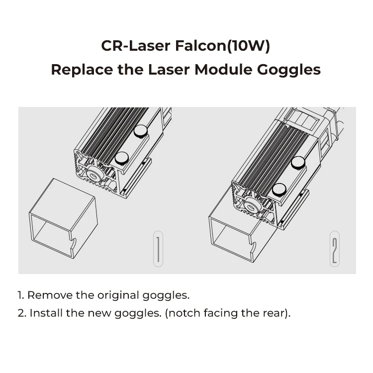 CR-Laser Falcon Laser Module Replacement Goggles 3 CR-Laser Falcon Laser Module Replacement Goggles
