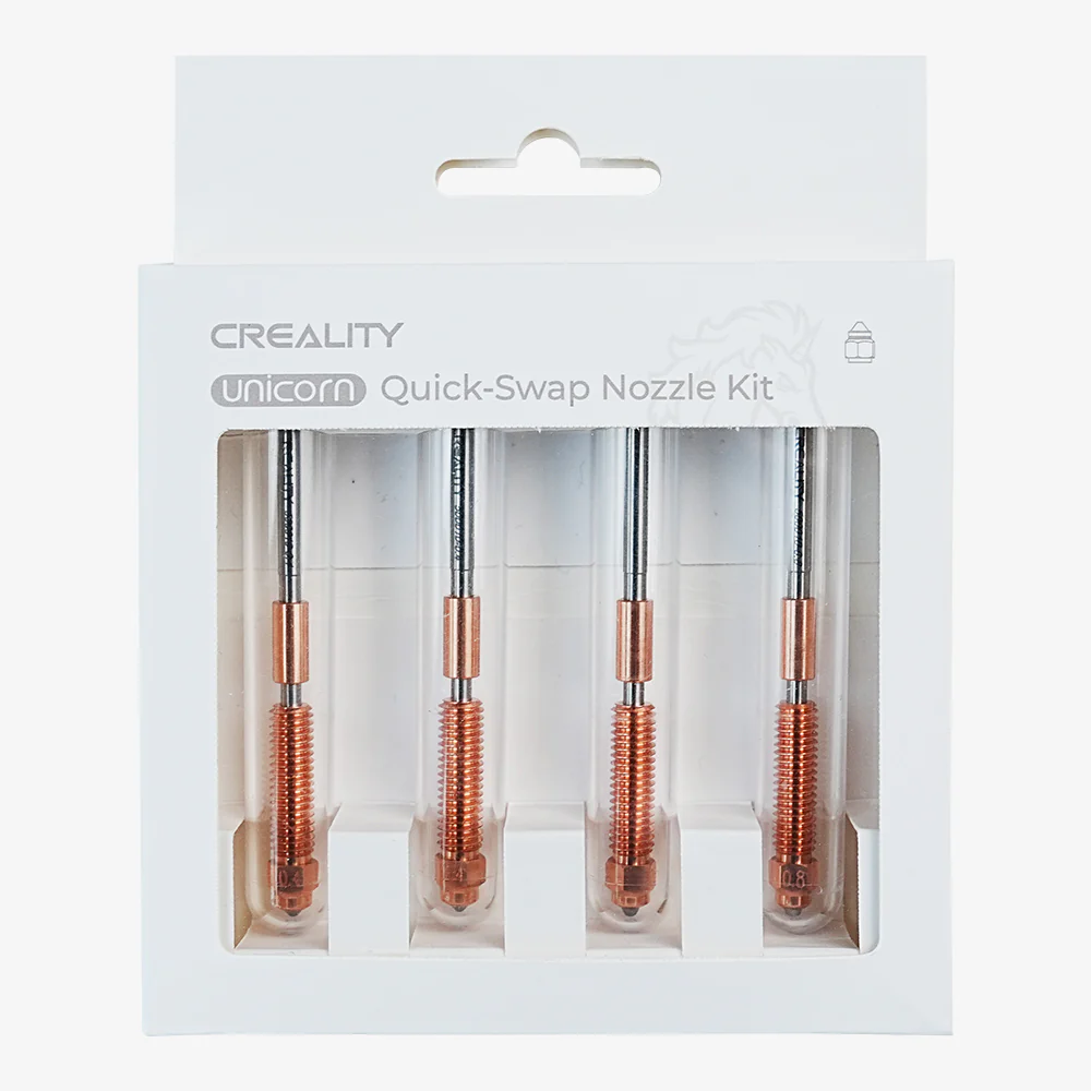 "Unicorn" Quick-Swap Nozzle Kit for K1C/Ender-3 V3/Ender-3 V3 Plus 10 "Unicorn" Quick-Swap Nozzle Kit for K1C/Ender-3 V3/Ender-3 V3 Plus