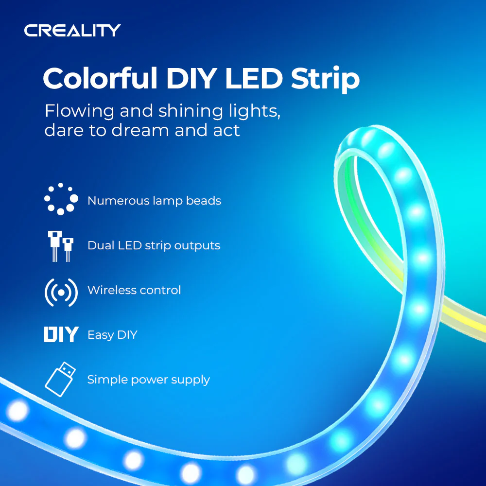 Creality Colorful DIY LED Strip