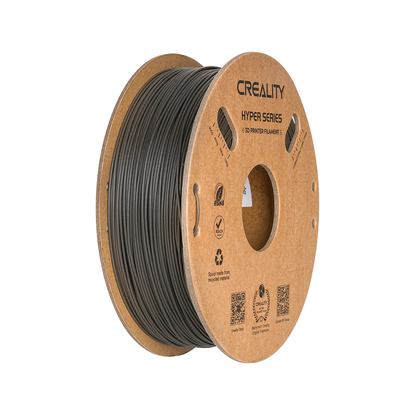 Hyper Series PLA Carbon Fibre 3D Printing Filament 1kg 12 Hyper Series PLA Carbon Fibre 3D Printing Filament 1kg
