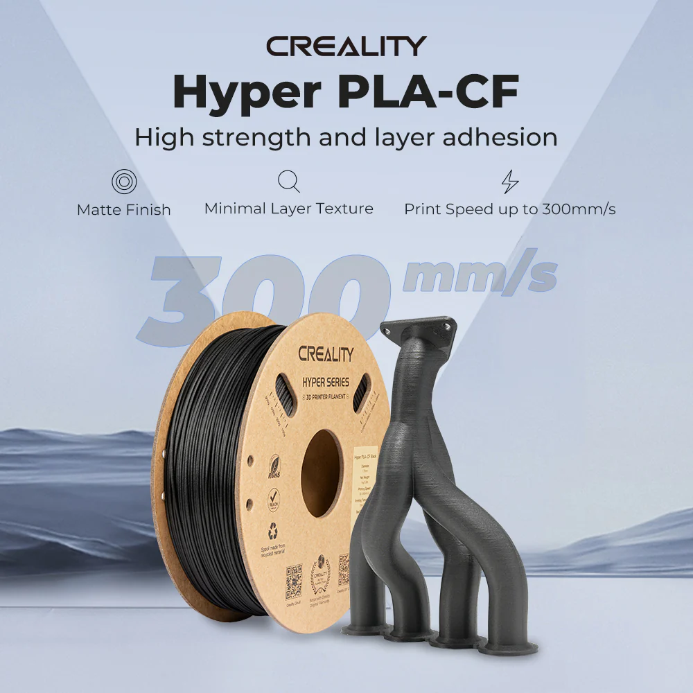 Hyper Series PLA Carbon Fibre 3D Printing Filament 1kg