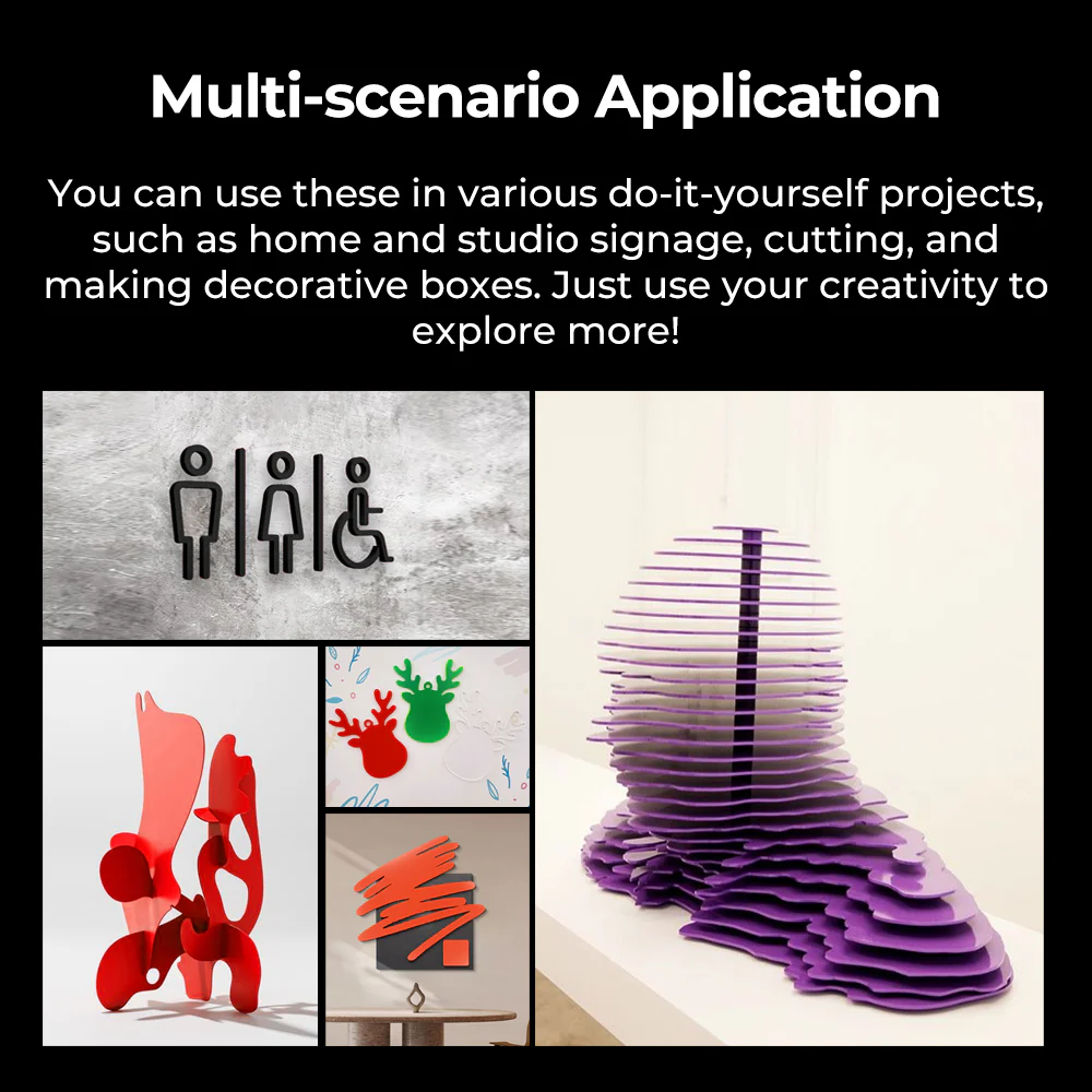 Falcon Series Opaque Glossy Colorful Acrylic Sheets(10pcs) 5 Falcon Series Opaque Glossy Colorful Acrylic Sheets(10pcs)